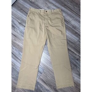 Polo Golf Ralph Lauren Mens Flat Front Khaki Pants Golf Classic Fit Size 34
